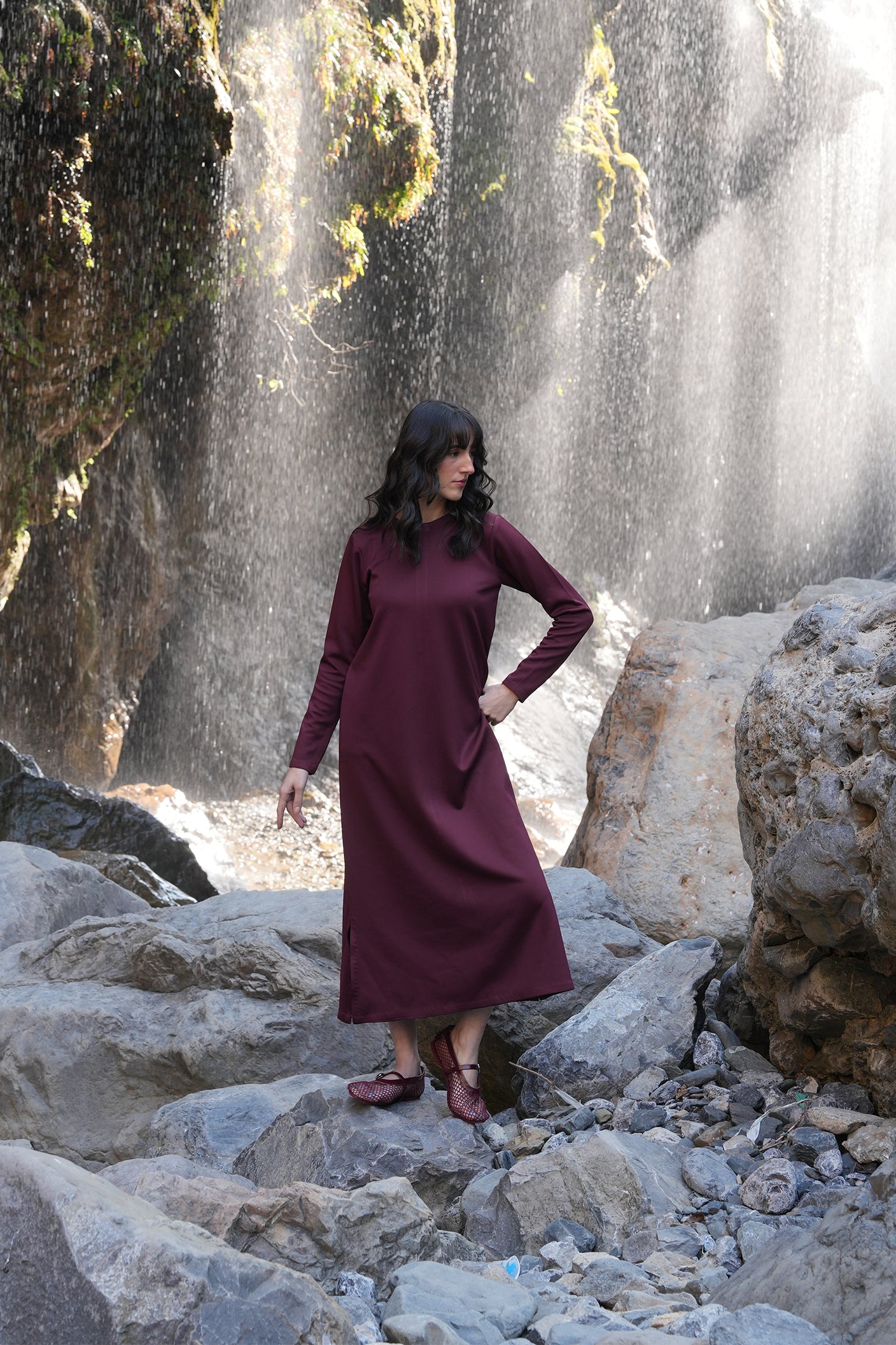 Berry Tone Dress